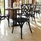 Flash Furniture Brooklyn Commercial Grade Black Solid Wood Stackable Dining Chair with Intricate Back Detail ZH-8100-5-BLK-GG - alternate 4